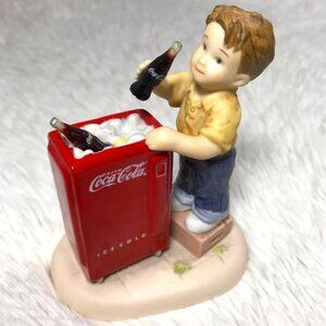 Vintage Coca-Cola 'Where There Is A Will, There Is A Way' Stoneware Figurine